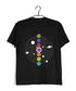 Yoga Fitness Yoga SEVEN CHAKRAS OF KUNDALINI YOGA Custom Printed Graphic Design T-Shirt for Women